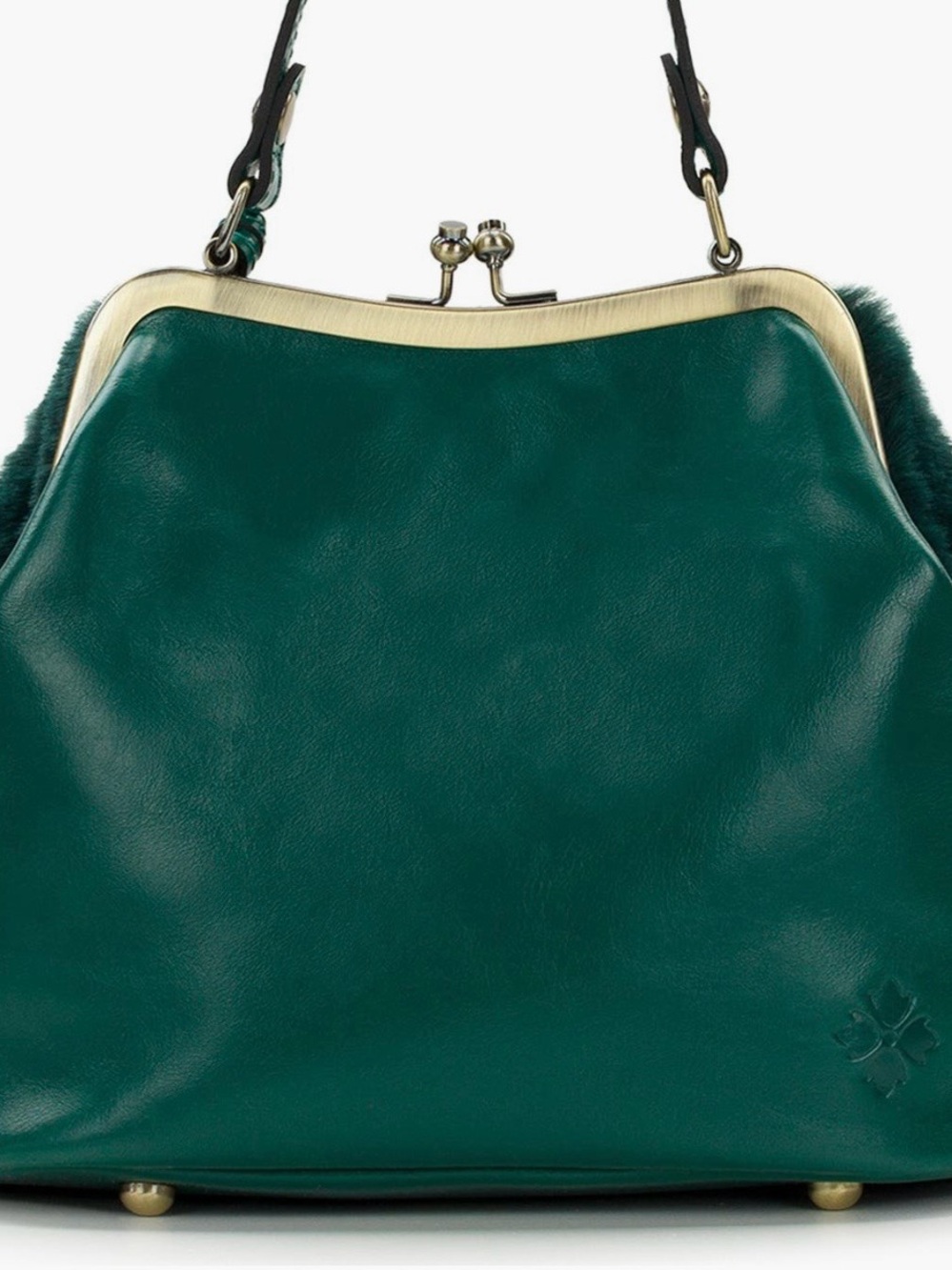 PATRICIA NASH Laureana Faux Fur Frame Top Shoulder Bag - Picture 3 of 12